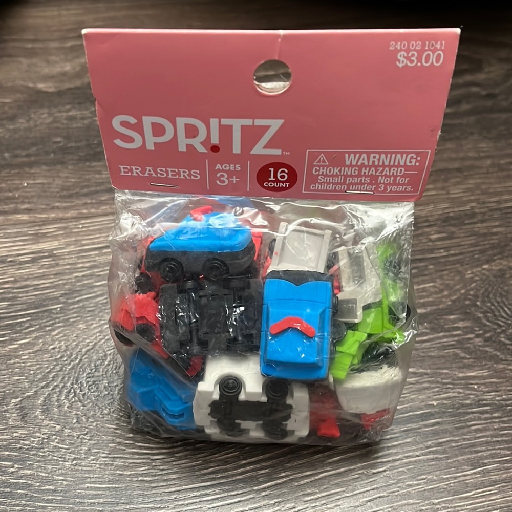 Spritz Car Shape Erasers